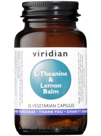 Viridian L-Theanine and Lemon Balm 30 capsules