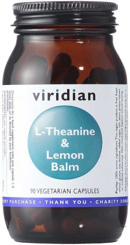 Viridian L-Theanine and Lemon Balm 90 capsules