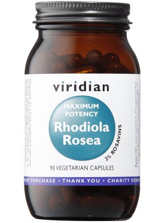 Viridian MAXI Rhodiola Rosea – 3% Rosavins 90 caps