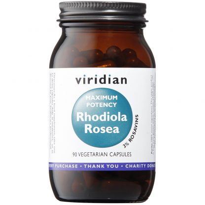 Viridian MAXI Rhodiola Rosea – 3% Rosavins 90 caps