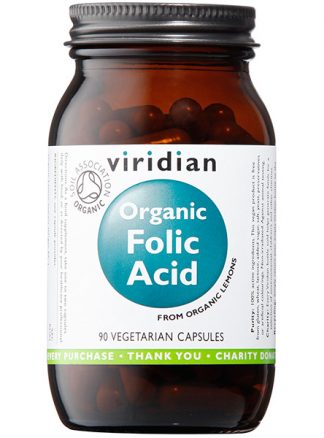 Viridian ORGANIC Folic Acid 400ug