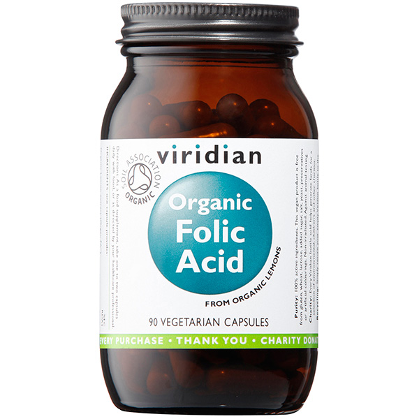 Viridian ORGANIC Folic Acid 400ug