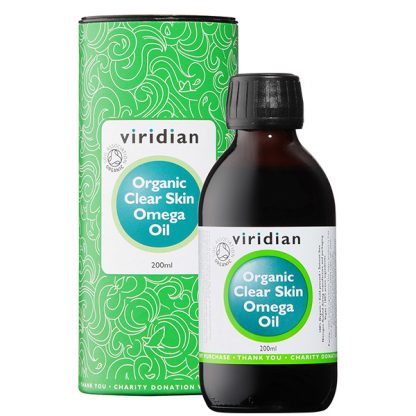Viridian Organic Clear Skin Omega Oil 200ml