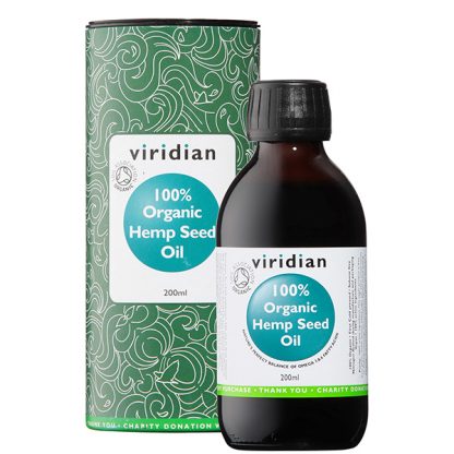 Viridian Organic Hemp Seed Oil 200ml