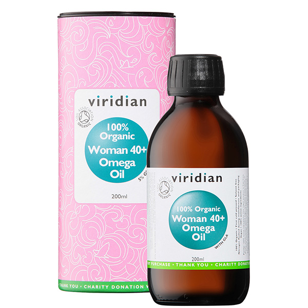 Viridian Organic Woman 40+ Omega Oil 200ml