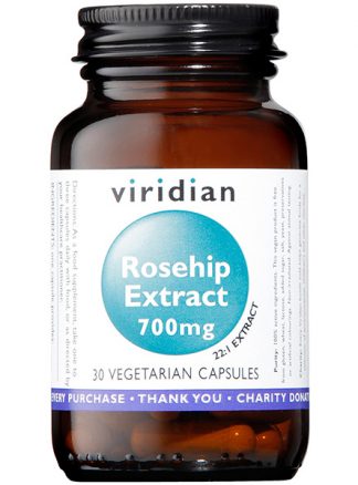 Viridian Rosehip Extract (4:1) 700mg 30 caps