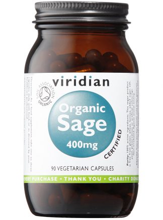 Viridian Sage 400mg Organic 90 caps
