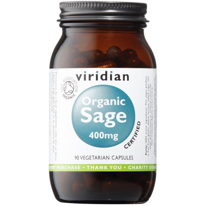 Viridian Sage 400mg Organic 90 caps