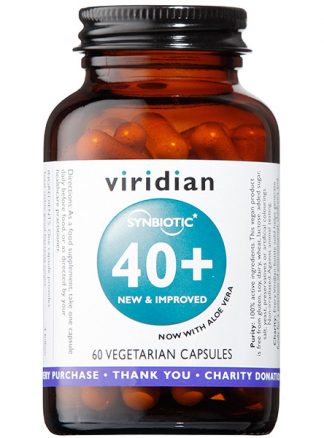 Viridian Synbiotic ™ 40+ with Aloe Vera 60