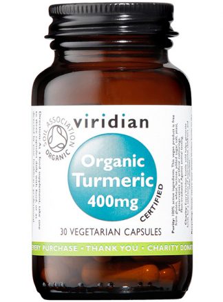 Viridian Turmeric 400mg Organic 30 caps