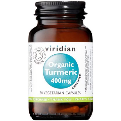 Viridian Turmeric 400mg Organic 30 caps