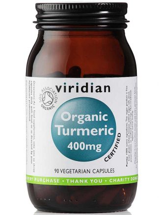 Viridian Turmeric 400mg Organic 90 caps