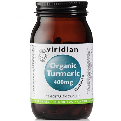 Viridian Turmeric 400mg Organic 90 caps