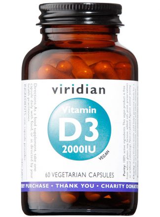 Viridian Vitamin D3 2000iu 60