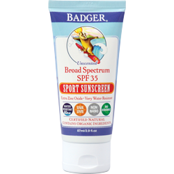 Badger SPF 35 Sport Unscented Sunscreen