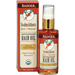 Badger Seabuckthorn Herbal Hair Oil