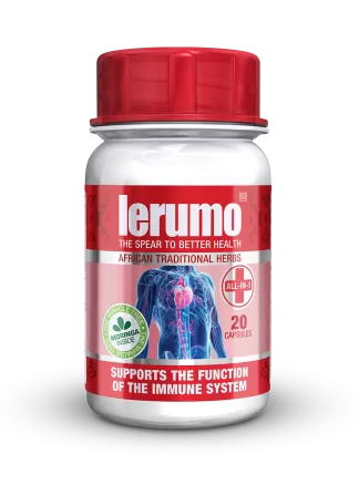 Lerumo Lamadi Blood Tonic 20 Capsules is formulated with ingredients that support the healthy functioning of blood to improve immune support, enhance energy levels and help with better wound healing.
