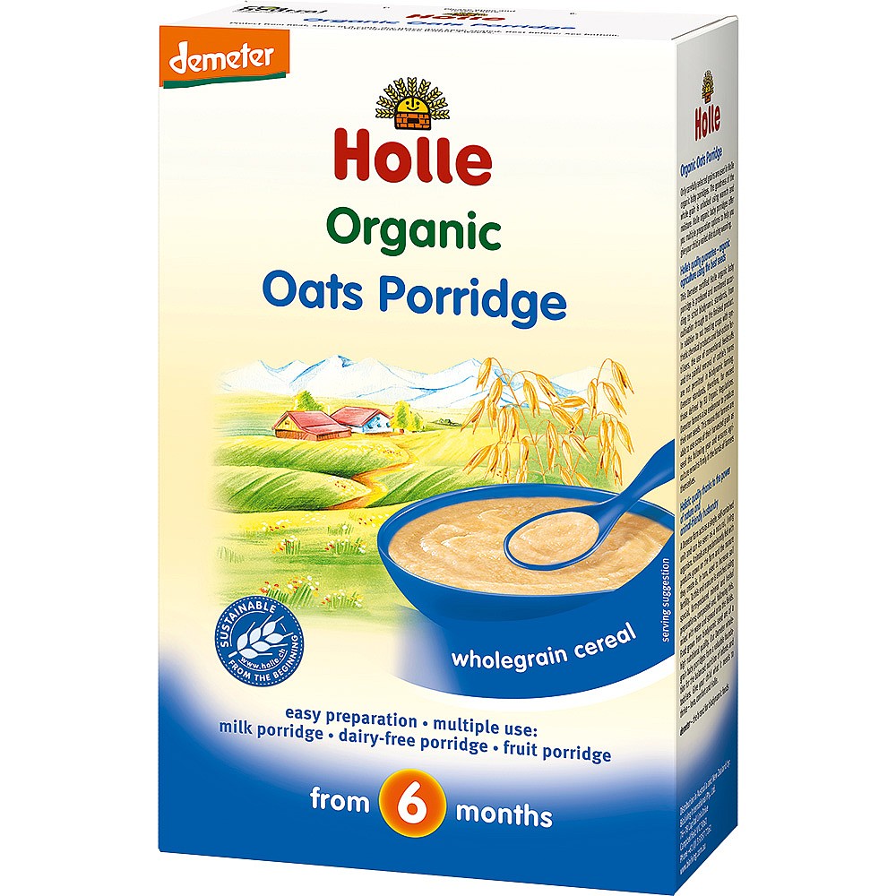 Holle Organic Baby Foods Oats Porridge