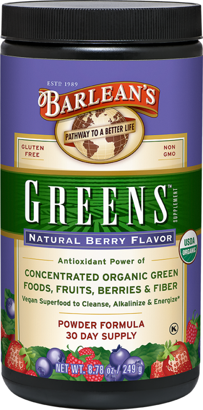 Barleans Greens Organic Berry Powder 249g