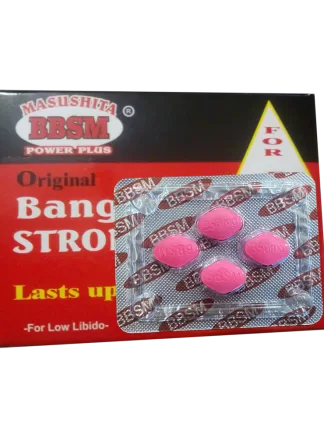 Bang Bang Strongman Power Plus is a premium male performance supplement made from 100% natural herbal extracts, processed using advanced nanotechnology for maximum potency and fast absorption.