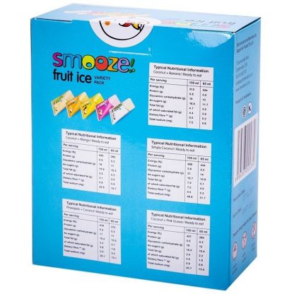 Smooze Fruit Ice Variety Pack