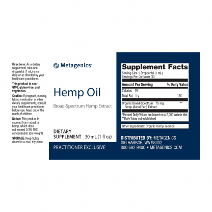 Metagenics Hemp Oil