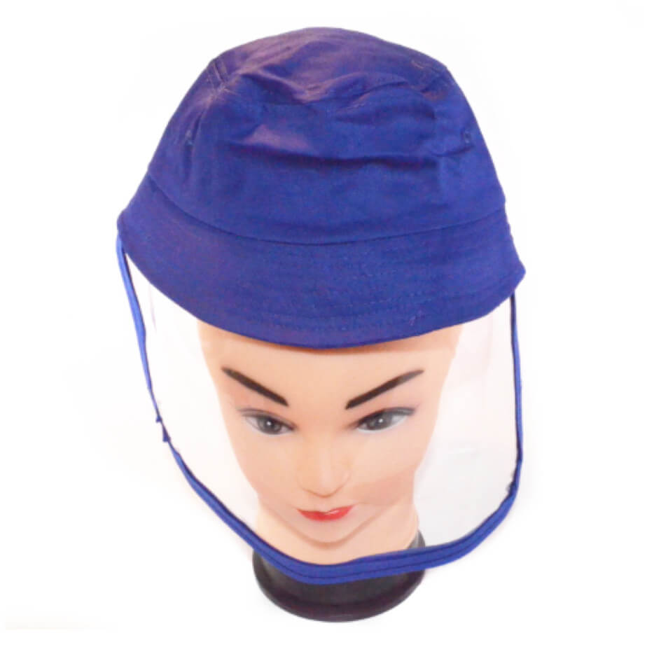 KIDS PPE BUCKET HAT WITH DETACHABLE SHIELD - Online Vitamins & Natural Medication Call 0117869539