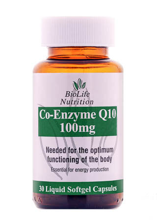 Co-Enzyme Q10 100mg 30 Capsules