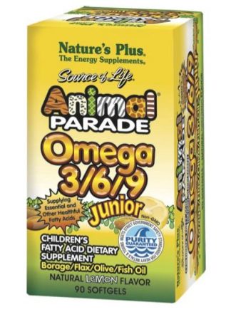 Animal Parade Omega 3 6 9 Junior SoftGels