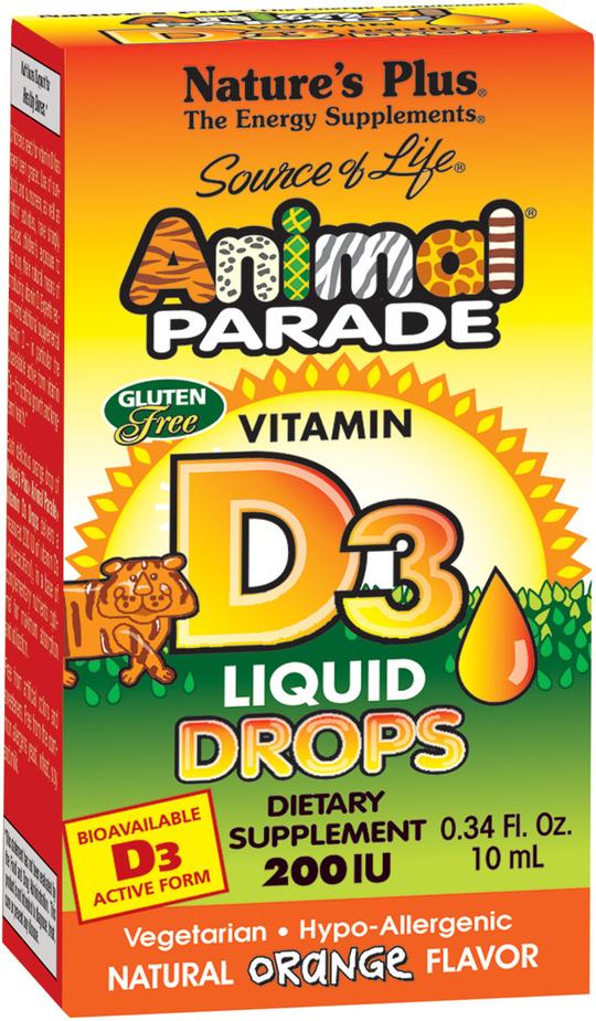 Animal Parade Vitamin D3 200 IU Liquid Drops