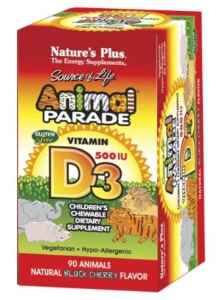 Animal Parade Vitamin D3 500IU Sugar-Free