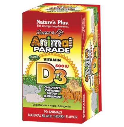 Animal Parade Vitamin D3 500IU Sugar-Free