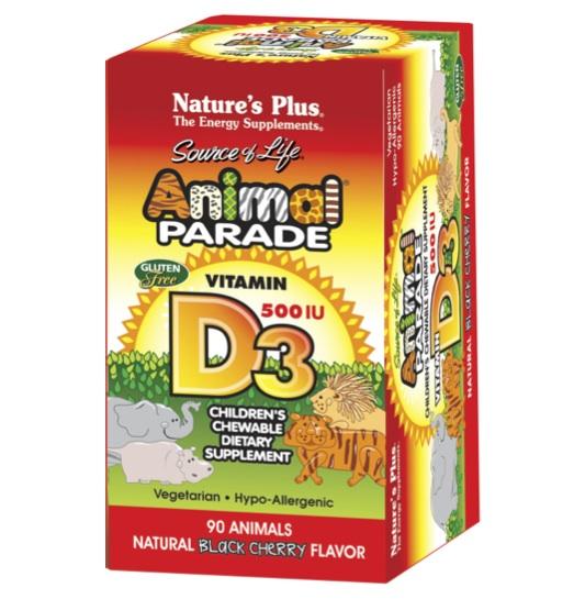 Animal Parade Vitamin D3 500IU Sugar-Free - Online Vitamins & Natural  Medication Call 0117869539