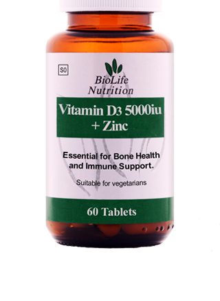 Biolife Vitamin D 3 5000iu and Zinc