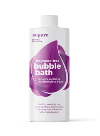 SoPure Fragrance-free Bubble Bath - Nature's soothing bubblelicious soak
