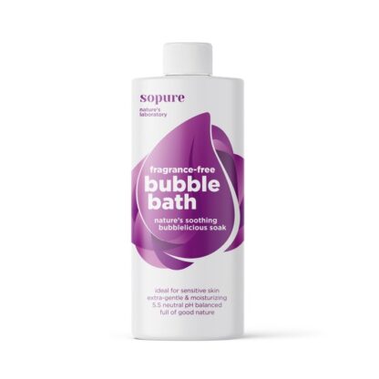 SoPure Fragrance-free Bubble Bath - Nature's soothing bubblelicious soak
