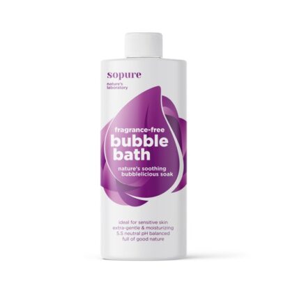 SoPure Fragrance-free Bubble Bath - Nature's soothing bubblelicious soak