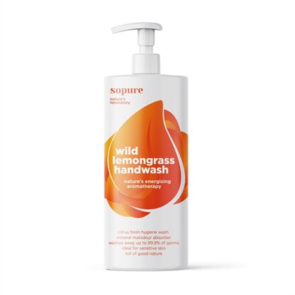 SoPure Wild Lemongrass Handwash - Nature's energising aromatherapy