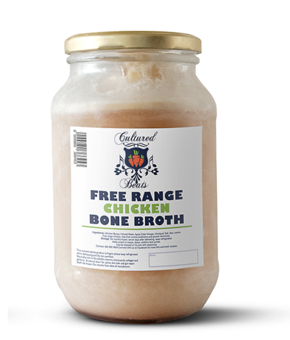 Cultured Beats Free Range Chicken Bone Broth