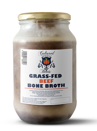 Cultured Beats Grass Fed Beef Broth
