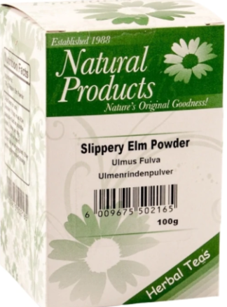 Slipper elm powder