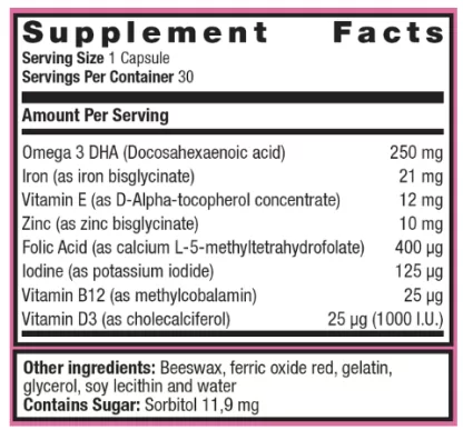 Metagenics MamaPlus provides comprehensive supplements to nutritionally support women from preconception through nursing. It contains essential micronutrients beneficial for both the mother and baby