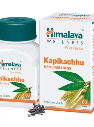 Himalaya Kapikachhu Tablets are a natural Ayurvedic supplement designed to enhance male sexual health, boost sperm count and motility, support libido, improve mood, reduce stress, and promote overall vitality using pure Mucuna pruriens seed extract.