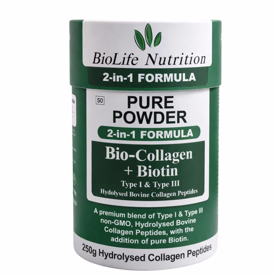 BioLife collagen powder with biotin for skin hair nails South Africa