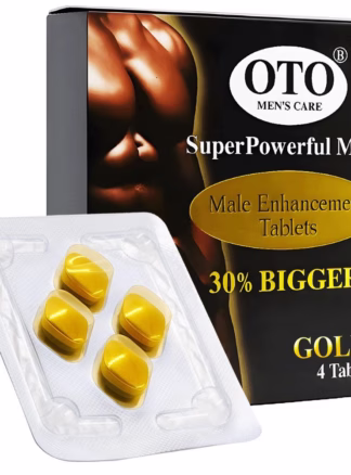 OTO Gold Male Enhancement Tablets herbal vitality supplement for men available from Feel Healthy South Africa